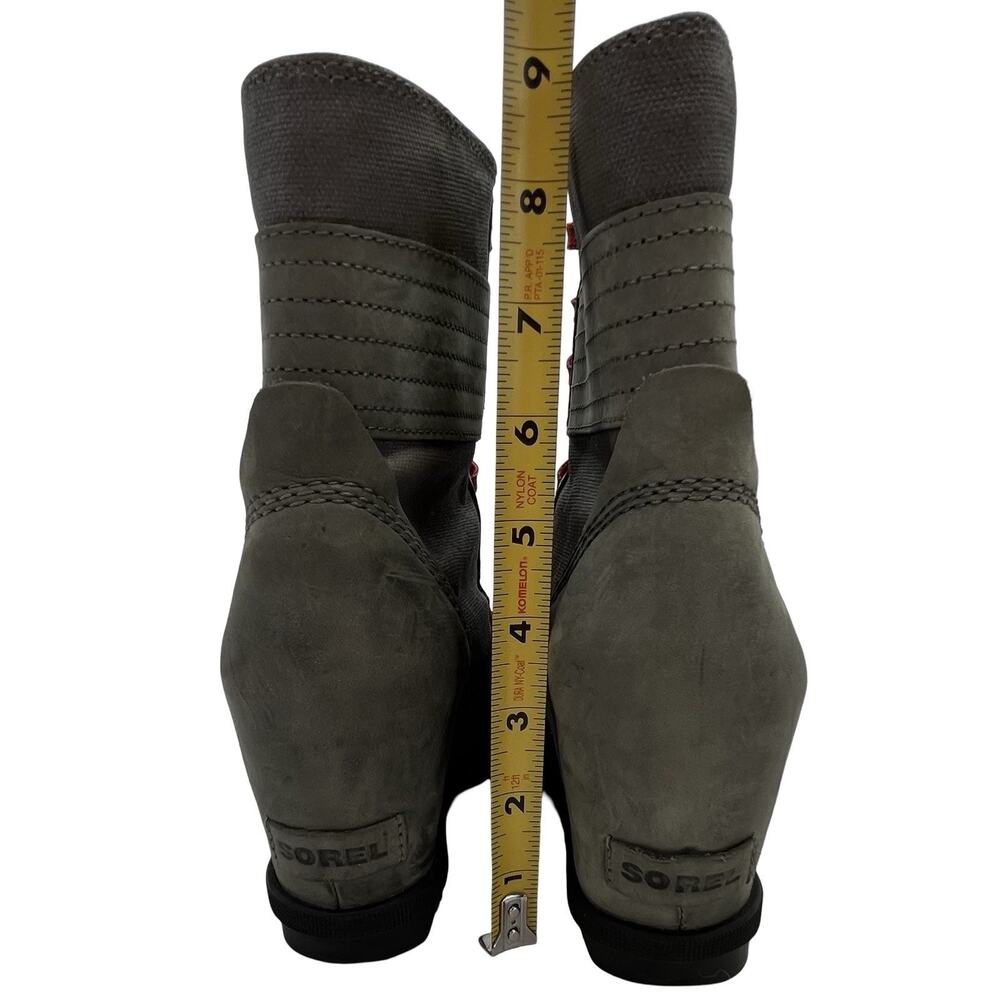 Sorel (11) Lexie Wedge Boot Quarry Waterproof Ankle Grey Winter Snow Rain - Picture 3 of 14